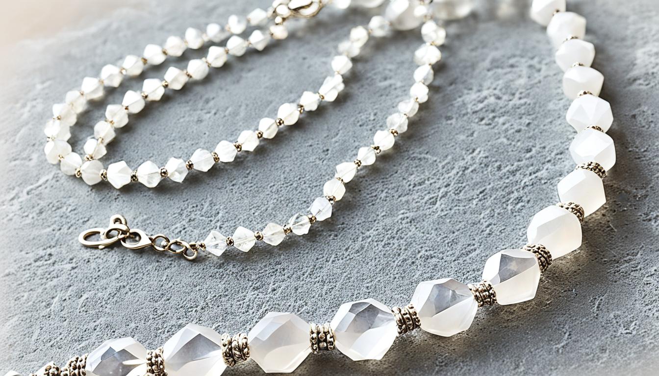what does a white crystal necklace mean